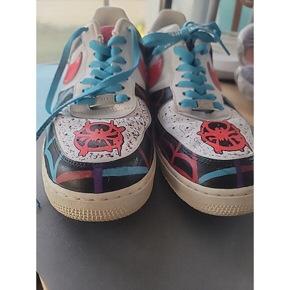 Nike Airforce One Men\'s Spiderman Hand painted Sz 10.5 main image 7